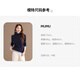 Qianbai Nian Fashionable Stand Collar Fake Two-Piece Wool Sweater Women's Autumn and Winter New Contrast Color Design Bottoming Pullover Sweater Green XL