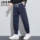 JEEP SPIRIT Jeep pants men's casual pants men's autumn and winter leggings trousers loose trendy sports pants