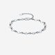 Saturday Fu PT950 platinum bracelet for women platinum four-leaf clover birthday gift B0721006 about 3.67g 16+3cm
