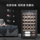 TYLZA 24 bottles small red wine cabinet constant temperature wine cabinet air-cooled frost-free wine red wine beverage refrigerator ice bar energy-saving silent home bedroom living room office TW-86 first-class energy efficiency air-cooled ice bar 86L