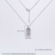 Lao Fengxiang platinum hollow adjustable Ruyi auspicious vajra set chain platinum jewelry white gold about 7g