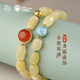 Potala Palace beeswax sea grain stone multi-circle bracelet for men and women turquoise 925 silver transfer bead bracelet birthday gift for girlfriend