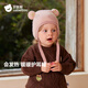 BETUS baby hat autumn and winter infants and boys woolen hat warm and windproof thickened knitted ear protection hat