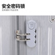 ZAT high-looking zipper suitcase trolley case student suitcase small boarding case password box silver 24 inches