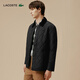 LACOSTE French Crocodile Men's Autumn and Winter Simple Comfortable Warm Lapel Jacket Short Cotton Jacket Men|BH6816 031/Black M 50/175