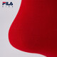 Fila Antibacterial Fila Children's Red Socks 2025 Spring New Children's Mid-waist Socks New Year's Trend Legend Red-RD 1 Pair One Size M