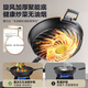 ASD wok non-stick magic stone smokeless wok titanium pot gas stove induction cooker universal 32cm suitable for 4-6 people