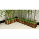 Linpan simulated bamboo outdoor decoration fake bamboo simulated plant landscaping bionic bamboo outdoor green plants 80*20*20CM long (can insert 12-16 trees)