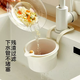 Yusenyike new style basket draining residue hanging food kitchen filter basket separation basket fruit household leftover filter water sink yellow 1 separate filter press dump residue