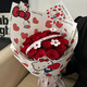 Spend time with hellokitty bouquet, immortalized flowers, roses, simulated soap bouquet, as a New Year's Eve birthday gift for your girlfriend and best friend. Only You Shine, kitty bouquet-19 small red bouquets