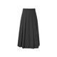 Eveli (eifini) Eveli high-quality wool pleated mid-length skirt, short skirt, slim A-line skirt, women's 2025 autumn new style, floral gray, mid-length, pre-sale XL 125-140Jin Jin is equal to 0.5 kg