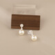 Liu Yifei's same style non-pierced ear clips for girls imitation pearl earrings 2025 new style punch-free niche light luxury earrings one pair of ear clips