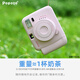 POPOTO instant camera, one-time imaging camera, birthday gift for girlfriend, student party selfie, portable travel, rose pink stand-alone