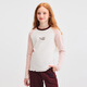 Hush Puppies children's clothing for children, girls and older children, autumn new style, comfortable, simple, casual, playful, comfortable bottoming shirt with earrings, rose pink 160 cm