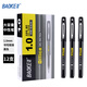 BAOKE large-capacity gel pen, wear-resistant tip, smooth writing, student stationery brush, office supplies signature pen, black 1.0mm bullet tip, 12 pieces/box PC1048