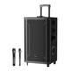 Newmine N527 15-inch square dance Bluetooth speaker high-power outdoor mobile portable trolley home karaoke high-volume wireless audio super long battery life dual microphone 17 speakers