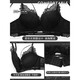 Victoria's Secret Small Breast Push Up Lace Underwear Women's Secondary Breast Control Anti-Sagging Sexy Pure Lust Bra Set Extremely Black - Single Underwear 70A 32 (Push Up)
