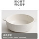 Nordic vertical pattern 10.5-inch ceramic double-ear soup bowl household ceramic tableware high-end pickled fish large basin soup basin 1 double-ear soup bowl