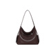 Viney cowhide tote bag women's bag large capacity crossbody bag shoulder birthday gift for girlfriend and wife brown high-end practical brand armpit bag fashionable light luxury versatile commuting casual bucket bag