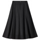 Shandubila warm thick woolen skirt women's winter design high-waisted A-line skirt loose slimming temperament mid-length skirt