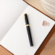 PARKER Hot Products Birthday Gift Pen and Ink Pen High-end Gift Box Zhuoer Men's Signature Business Gift Light Luxury Gift Gift for Friends High-end Adult Landing Gift Elite Smart Black Gold Clip Ink Pen - Instant Success Gift Box
