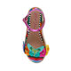 Betsey johnson girls emery fisherman sandals fuschia multi 5 big kids
