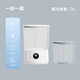 Xiaomi Eco Chain Wireless 2L Large Capacity Mini Double Cup Laundry Cup Special Washing Machine for Underwear and Underwear Small Portable Washing Socks White Machine + Double Tubes One White and One Blue