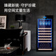 Qike wine cabinet constant temperature wine cabinet smart home commercial tea sake beer champagne whiskey ice cold bar cabinet wine storage large living room 1.26 meters high - single temperature direct cooling, full wine