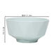 Household tableware minimalist underglaze color celadon solid color bowl 4.5 inch diamond bowl 4 pack