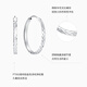 Chao Acer Platinum Earrings and Earrings for Women PT950 Earrings, Premium Earrings for Girlfriend, Priced at RMB 360, C Pair, 3.4g