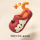 Chedoir cartoon apple children's cotton slippers for boys and girls in autumn and winter new children's non-slip warm parent-child cotton slippers red apple 15 cm inner length foot length about 14-14.5cm to wear