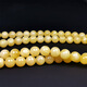 Hupai, one thing, one picture, one certificate, natural beeswax bracelets, 108 pieces, white flower wax amber necklace, Buddhist beads, rosary, beads, 72.2g, 10mm