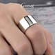 GsunG platinum wide ring men's new pure platinum PT950 fashionable and atmospheric glossy inner arc ring Chinese Valentine's Day gift. Priced by gram. Contact before bidding.