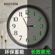 RHYTHM Japanese silent luminous living room large wall clock home light luxury simple fashion wall watch 32cm wall hanging CMG635WR08