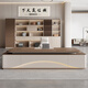 Zhiyi high-end boss desk office desk and chair combination simple modern president desk leadership office furniture manager executive desk blister desktop 2.0 meters president desk