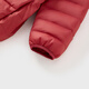 Tongtai (TONGTAI) baby down jacket winter baby clothes going out hooded duck down jacket children's three-proof top red 90cm