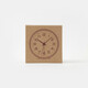 MUJI analog alarm clock night light LAA9CC3S white