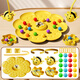 Ruoyu Little Bee Collecting Honey Magnetic Beads Children's Fishing Toy 4 Years Old and Over Parent-Child Interactive Puzzle Early Education Desktop Game Little Bee Fishing Toy 2 Persons