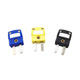 Thermocouple plug socket connector plug temperature sensor male and female socket yellow K-type male plug 1 piece JN-RDY411