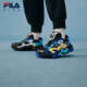 FILA斐乐儿童童鞋跑步鞋2025年冬季新款男女童小童儿童复古跑鞋 黑/斐乐白-BP 32