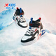 XTEP children's shoes, children's winter velvet sports shoes, versatile cotton shoes for boys and girls, XTEP white/black 38