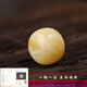 Shimei's genuine natural beeswax single bead, wheel bead, loose bead, spaced bead, star and moon bodhi monkey head accessories, thick wax porcelain white 10mm/piece (one item, one certificate, supports re-inspection)