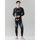 He Jiagong's new swimsuit men's one-piece large size 200Jin Jin is equal to 0.5kg long-sleeved trousers sun protection diving surfing suit swimsuit for men Picture L