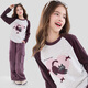 Domiaowu girls' T-shirt spring and autumn new children's bottoming shirt long-sleeved big children's tops teenagers children's clothing W034 Dai purple gray 160