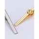 Gold and silver authentic tie clip for military fans men and women summer formal wear tie clip pin clip tie clip silver