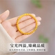 Natural beeswax bracelets, demon flower, chicken oil, yellow ore, soil replenishing plate, Chinese style high-end gift for mothers, authentic bracelets for men and women, 5mm natural chicken oil yellow, beeswax bracelets, 14-15cm hand circumference