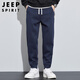 JEEP SPIRIT Jeep pants men's casual pants men's autumn and winter leggings trousers loose trendy sports pants