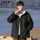 JEEP SPIRIT Jeep jacket men's assault jacket men's tops autumn and winter high-end casual high-end handsome men's clothing