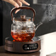 Yipot tea boiling teapot steaming integrated teapot household thickened high temperature resistant open flame electric ceramic stove glass kettle