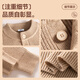 Warrior Henry collar sweater men's winter trendy versatile warm top men's loose inner sweater apricot L